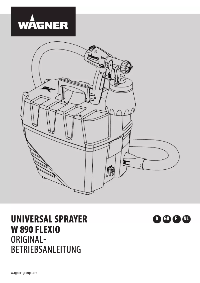 Página 1 del manual Manual de usuario Wagner W 890 Flexio