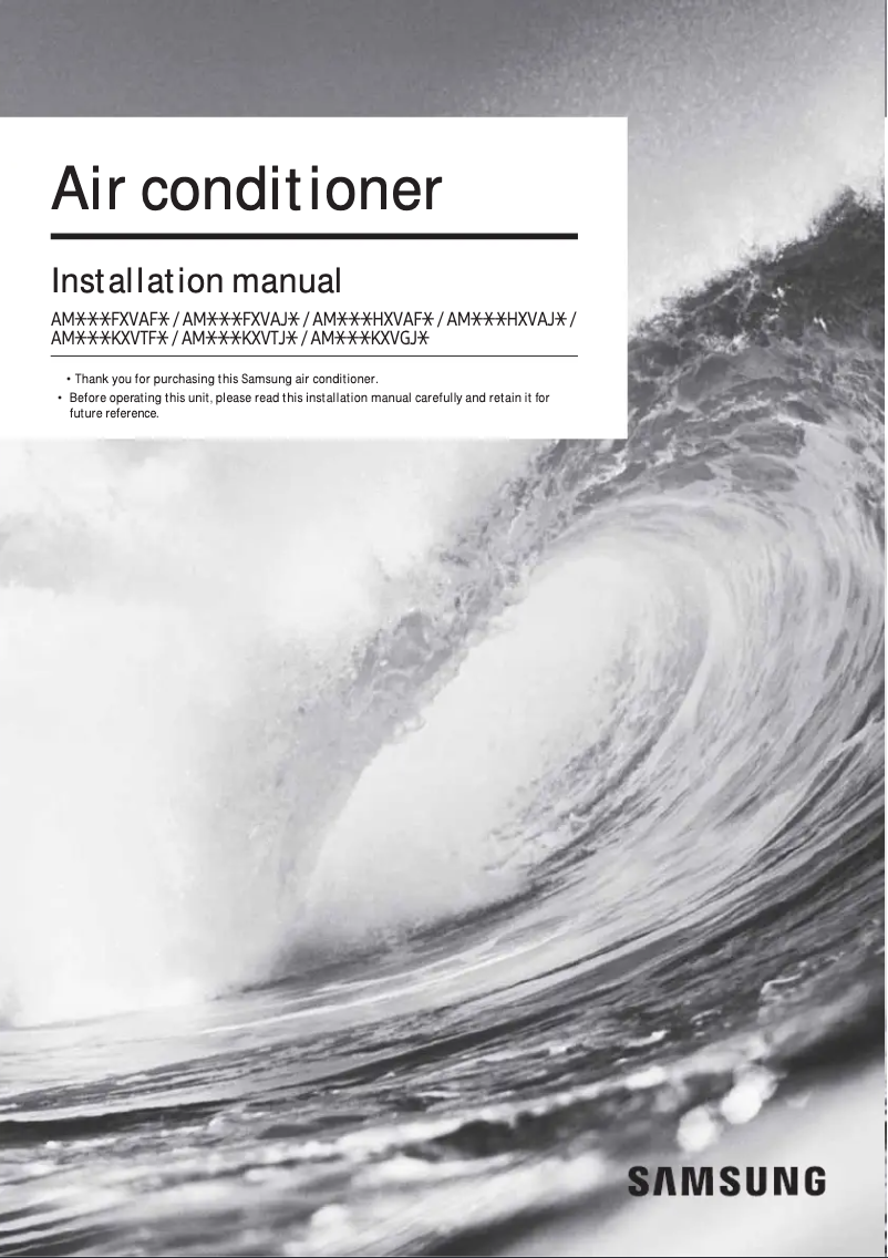 Página 1 del manual Manual de usuario Samsung AM072FXVAFH