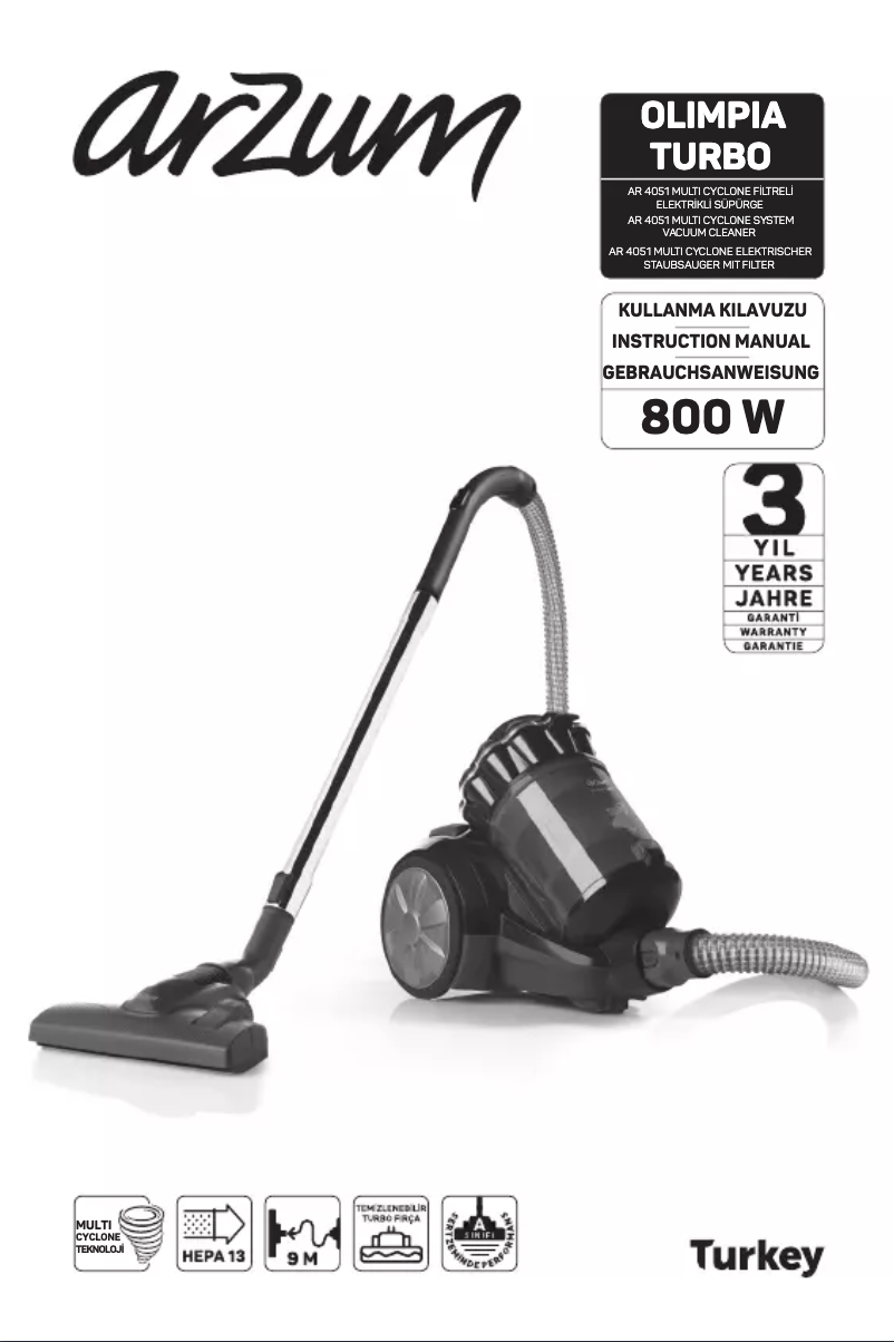 Página 1 del manual Manual de usuario Arzum AR4051