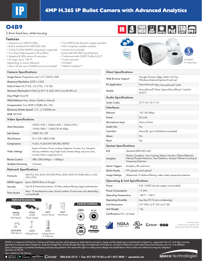 Imagen de la primera página del manual del dispositivo O4B9