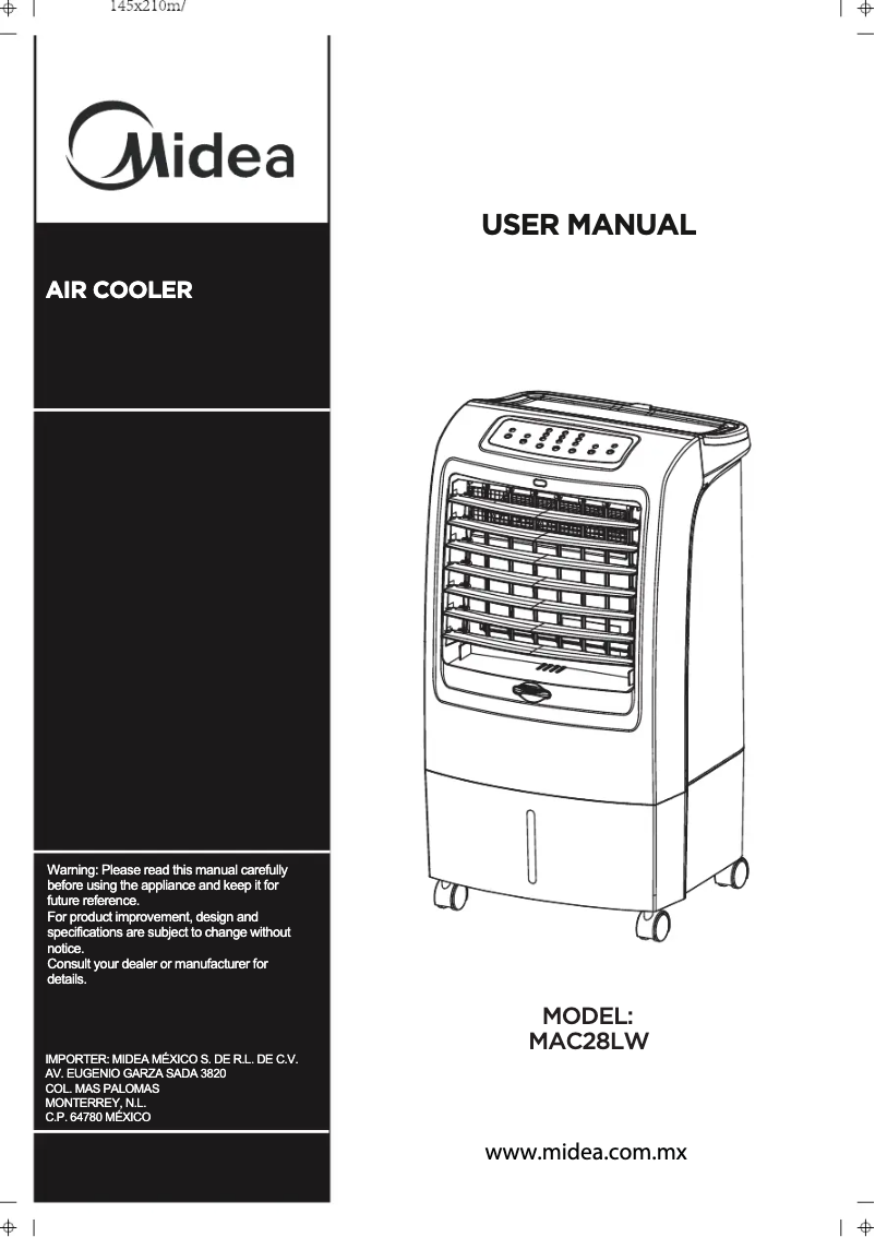 Imagen de la primera página del manual del dispositivo MAC28LW