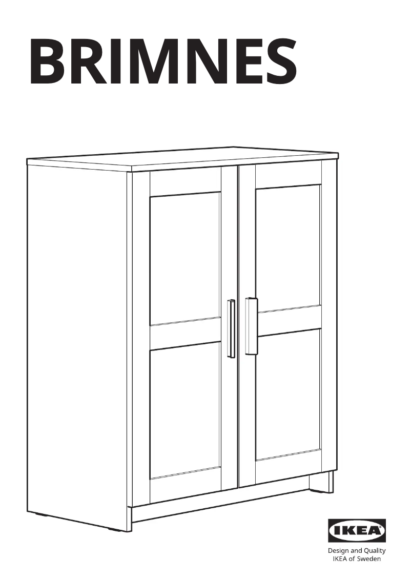 Imagen de la primera página del manual del dispositivo BRIMNES 003.518.61