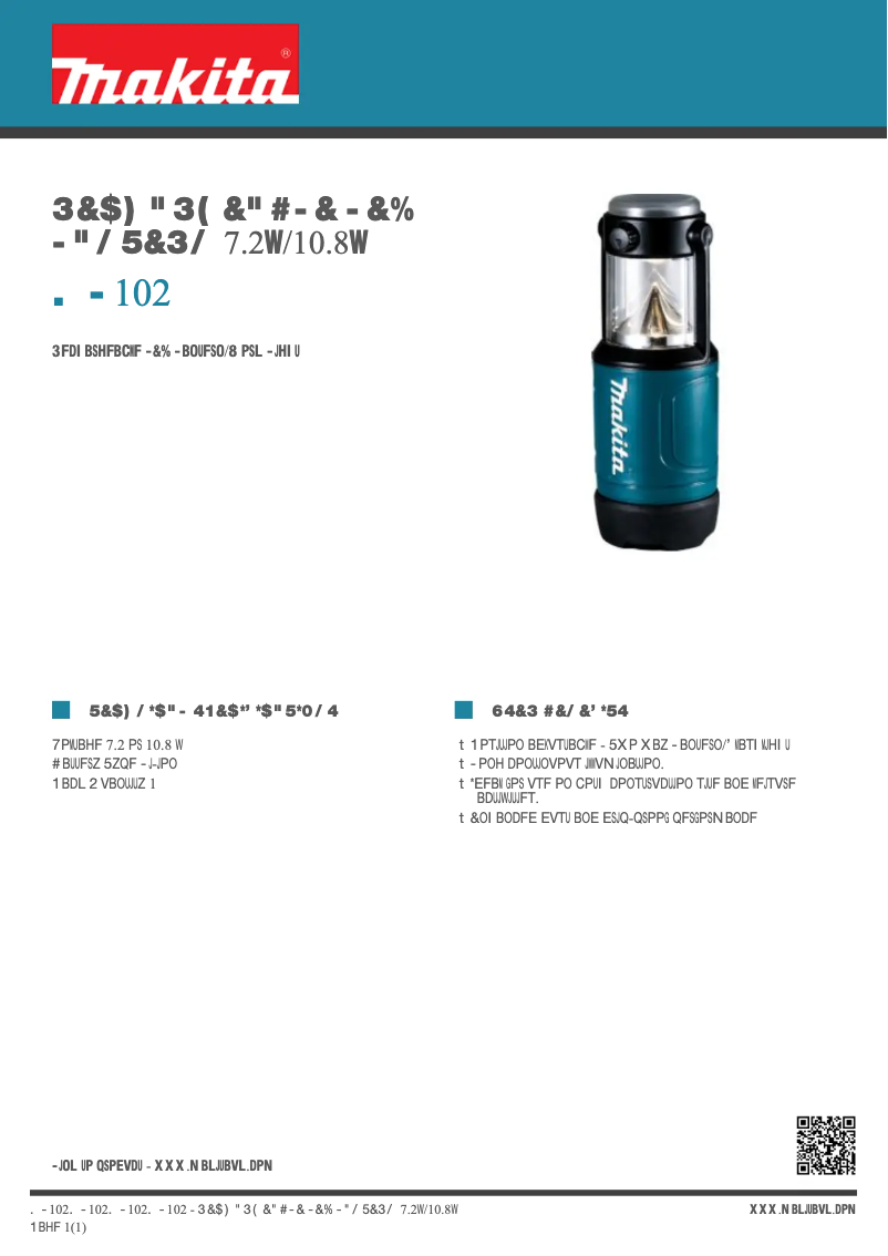 Imagen de la primera página del manual del dispositivo ML102