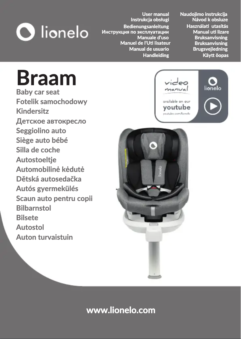 Imagen de la primera página del manual del dispositivo Braam