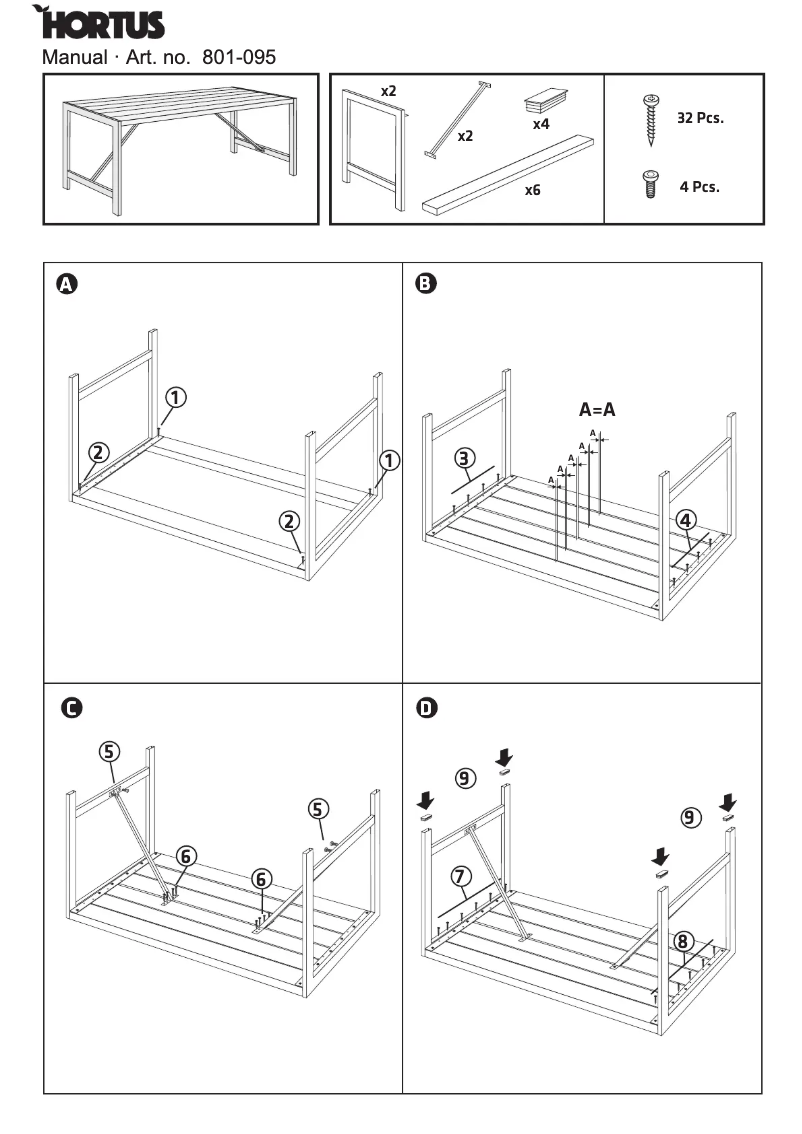 Página 1 del manual Manual de usuario Hortus 801-095