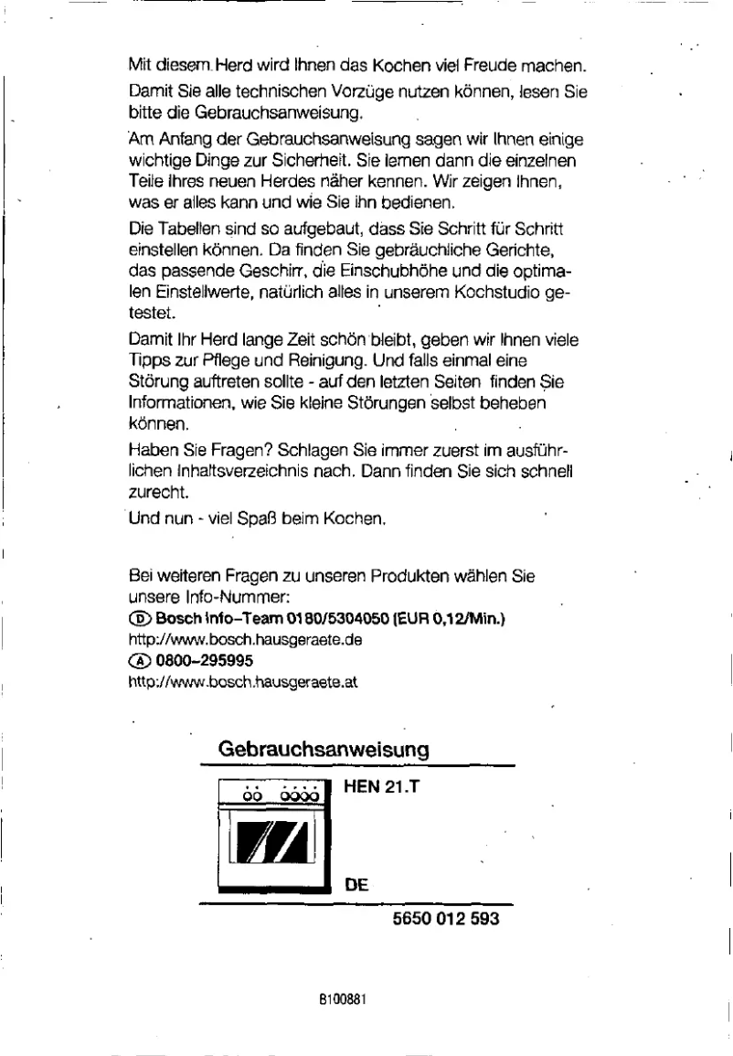 Imagen de la primera página del manual del dispositivo HEN21245G