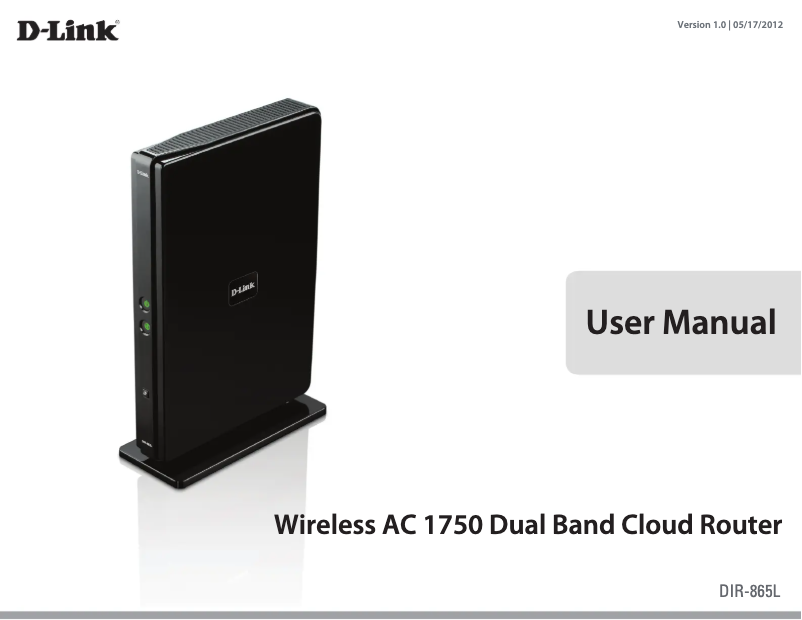 Página 1 del manual Manual de usuario D-Link DIR-865L
