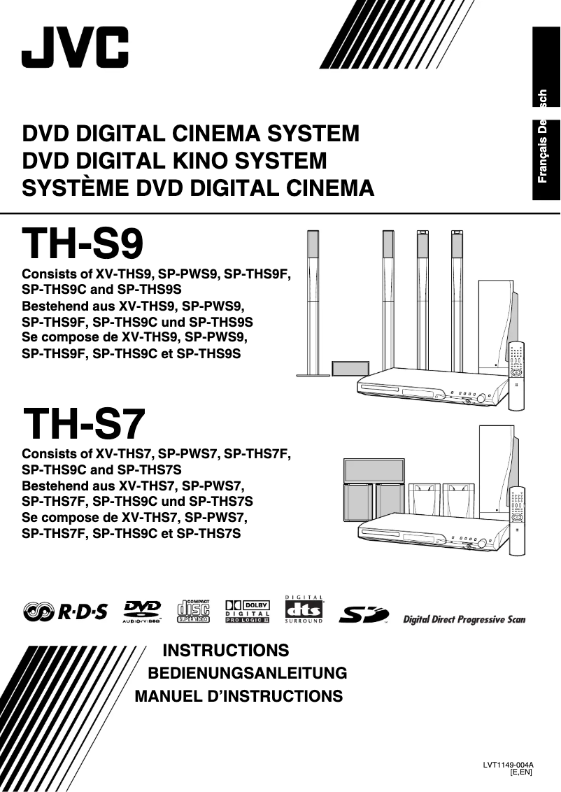 Imagen de la primera página del manual del dispositivo TH-S7