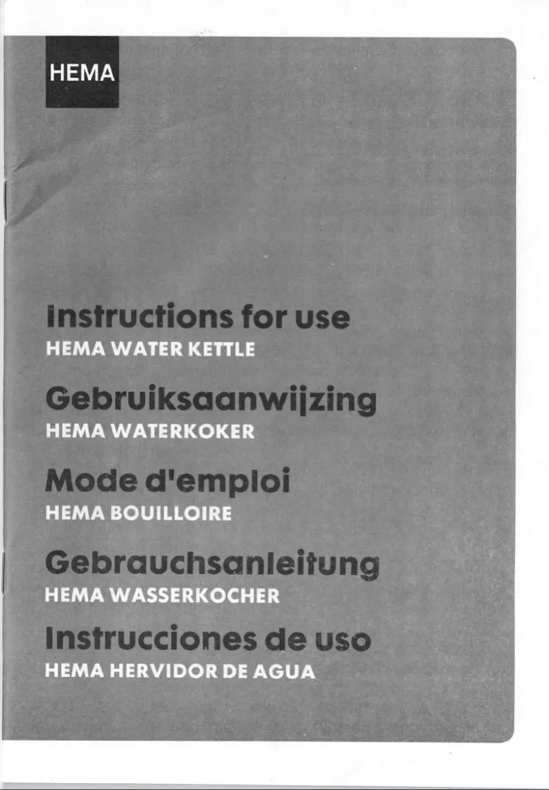 Página 1 del manual Manual de usuario Hema 80.01.0105