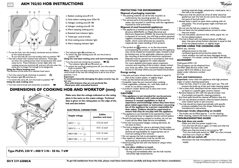 Imagen de la primera página del manual del dispositivo AKM 702
