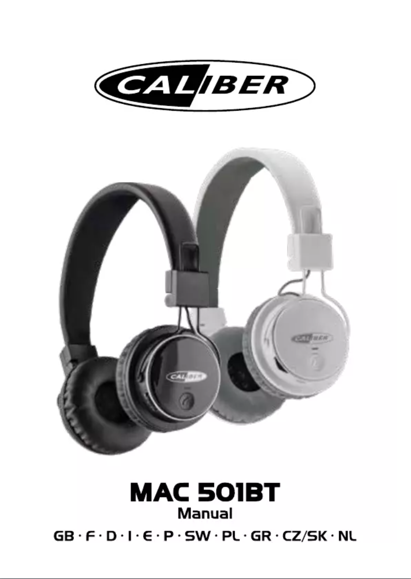 Imagen de la primera página del manual del dispositivo MAC 501BT