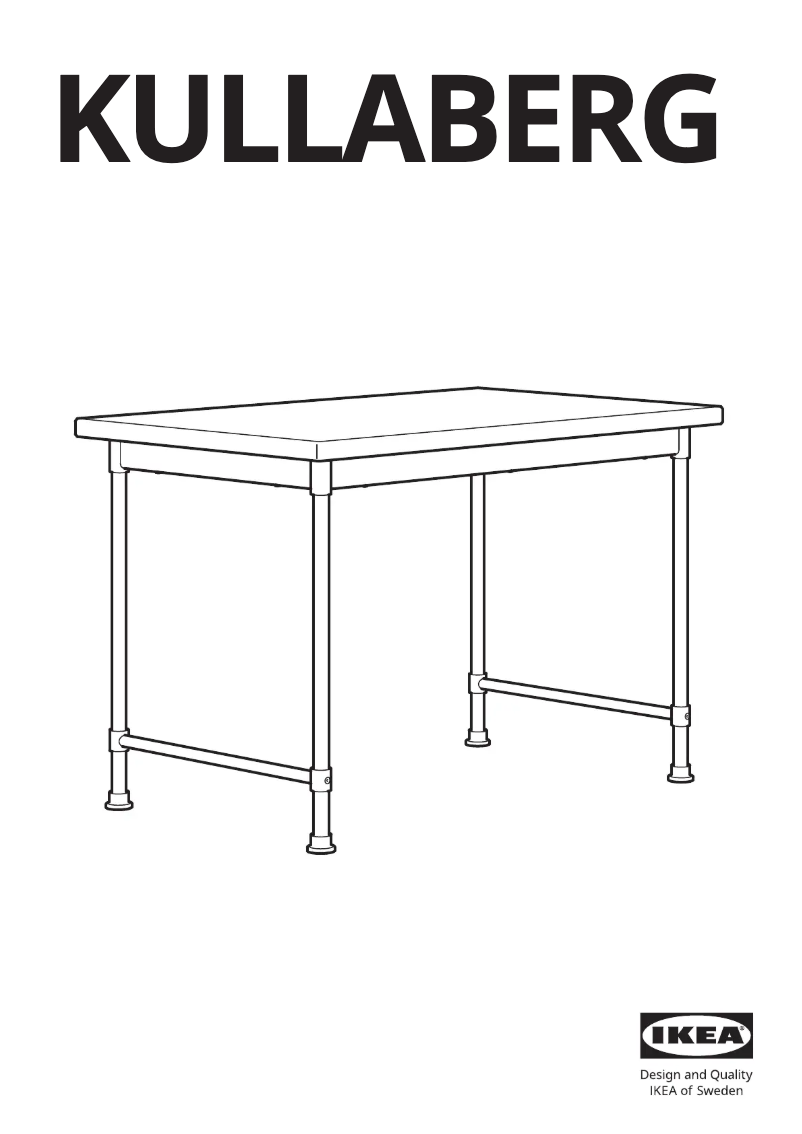 Página 1 del manual Manual de usuario Ikea KULLABERG 504.994.45