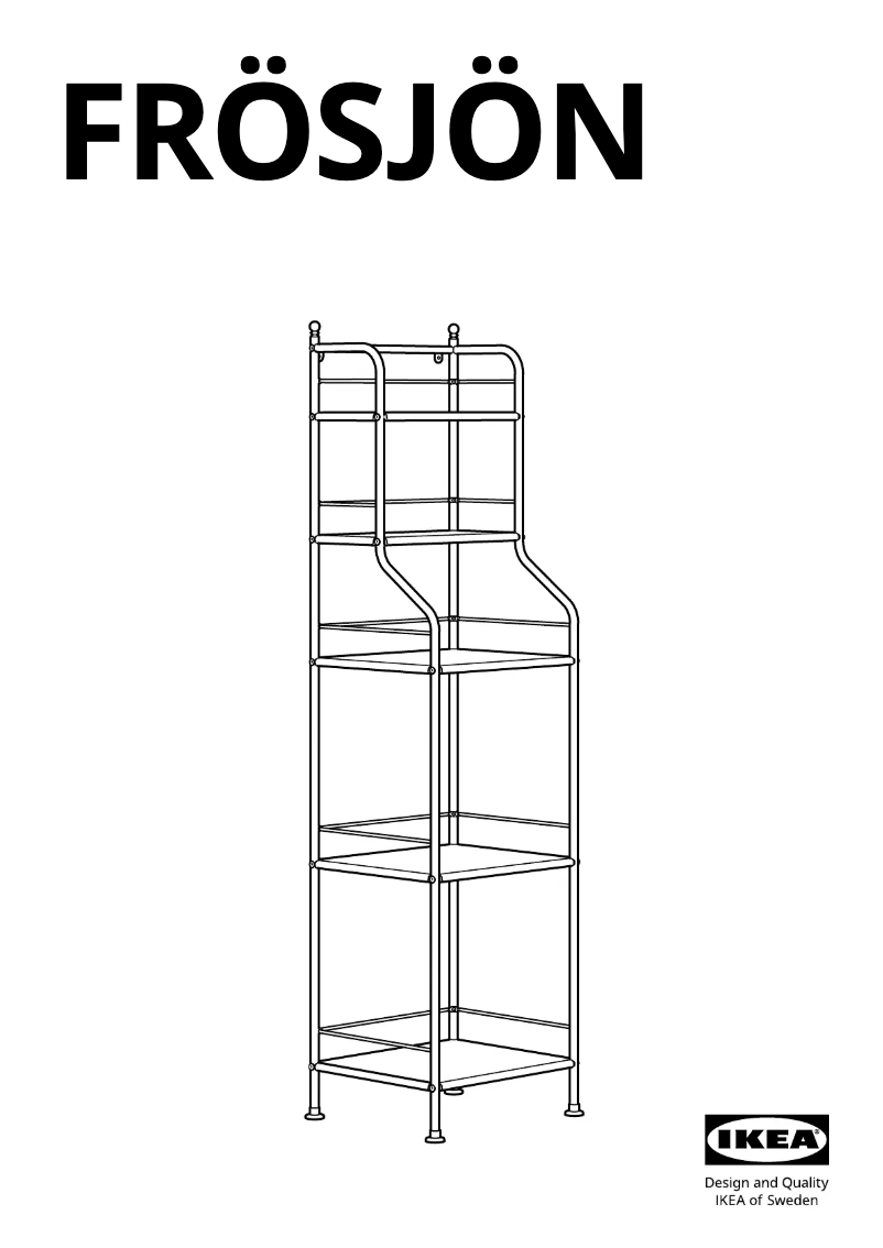 Página 1 del manual Manual de usuario Ikea FRÖSJÖN 305.749.02