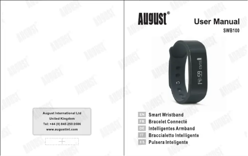 Imagen de la primera página del manual del dispositivo SWB100