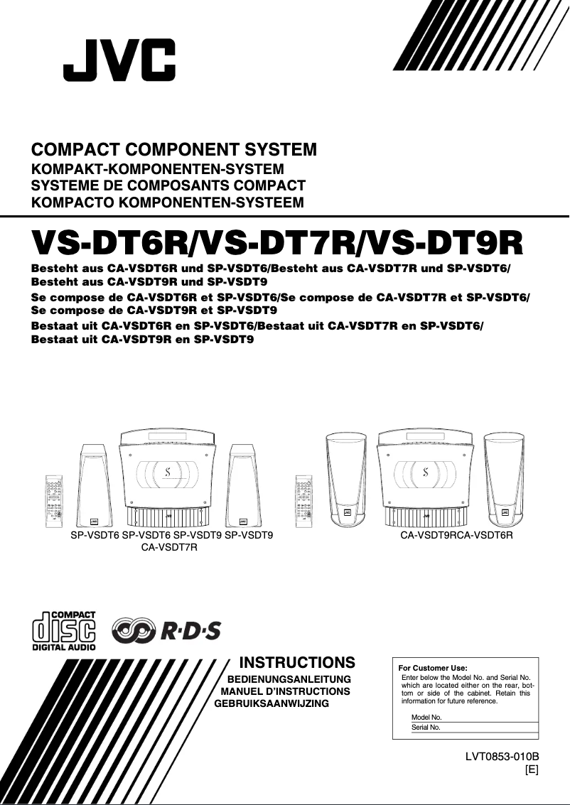 Imagen de la primera página del manual del dispositivo CA-VSDT6