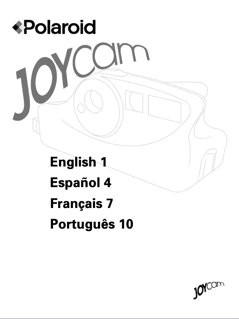 Página nº 1 - Manual de usuario Polaroid JoyCam 500