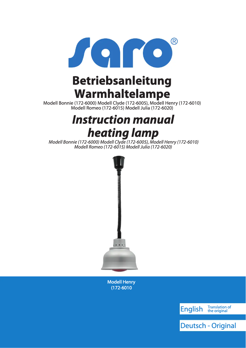 Imagen de la primera página del manual del dispositivo Julia