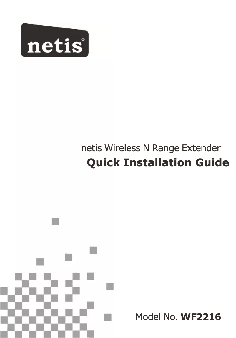 Página 1 del manual Manual de usuario Netis WF2216