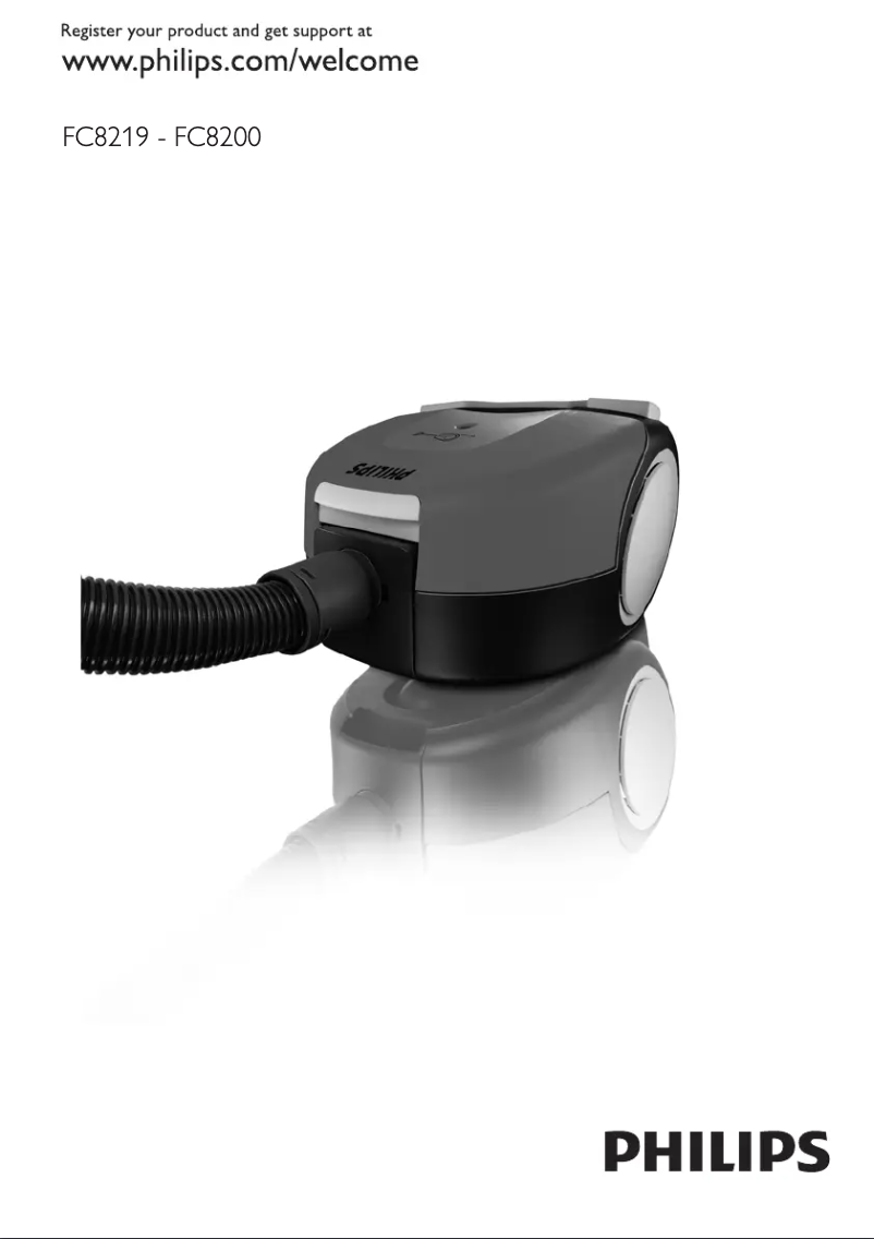 Imagen de la primera página del manual del dispositivo HomeCare FC8202