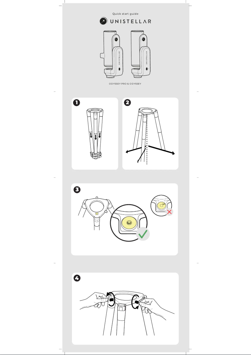 Página 1 del manual Manual de usuario Unistellar Odyssey Pro
