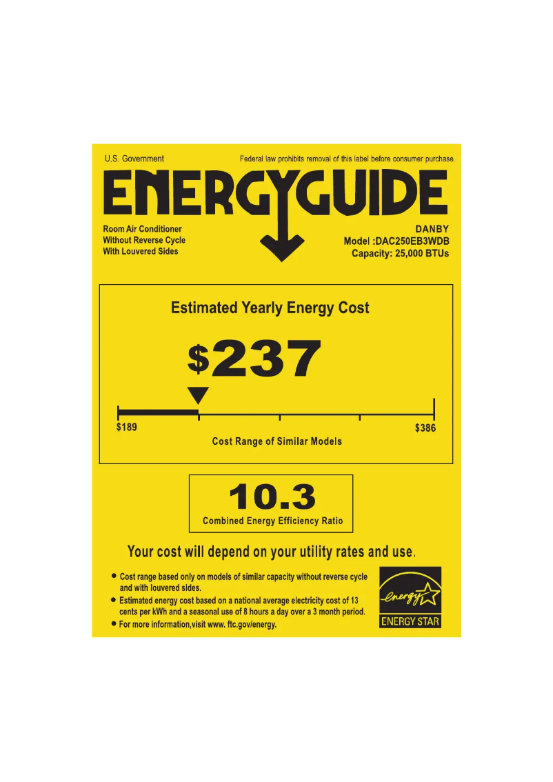 Imagen de la primera página del manual del dispositivo DAC250EB3WDB