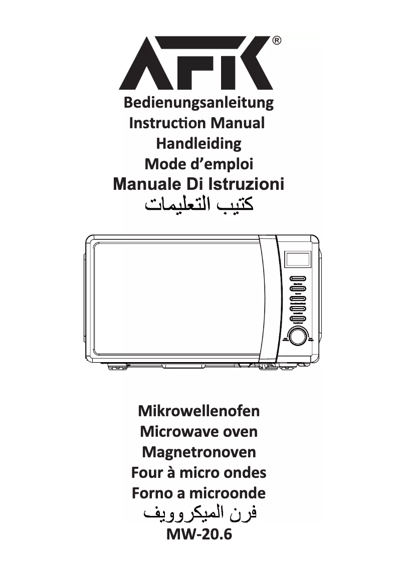 Imagen de la primera página del manual del dispositivo MW-20.6D