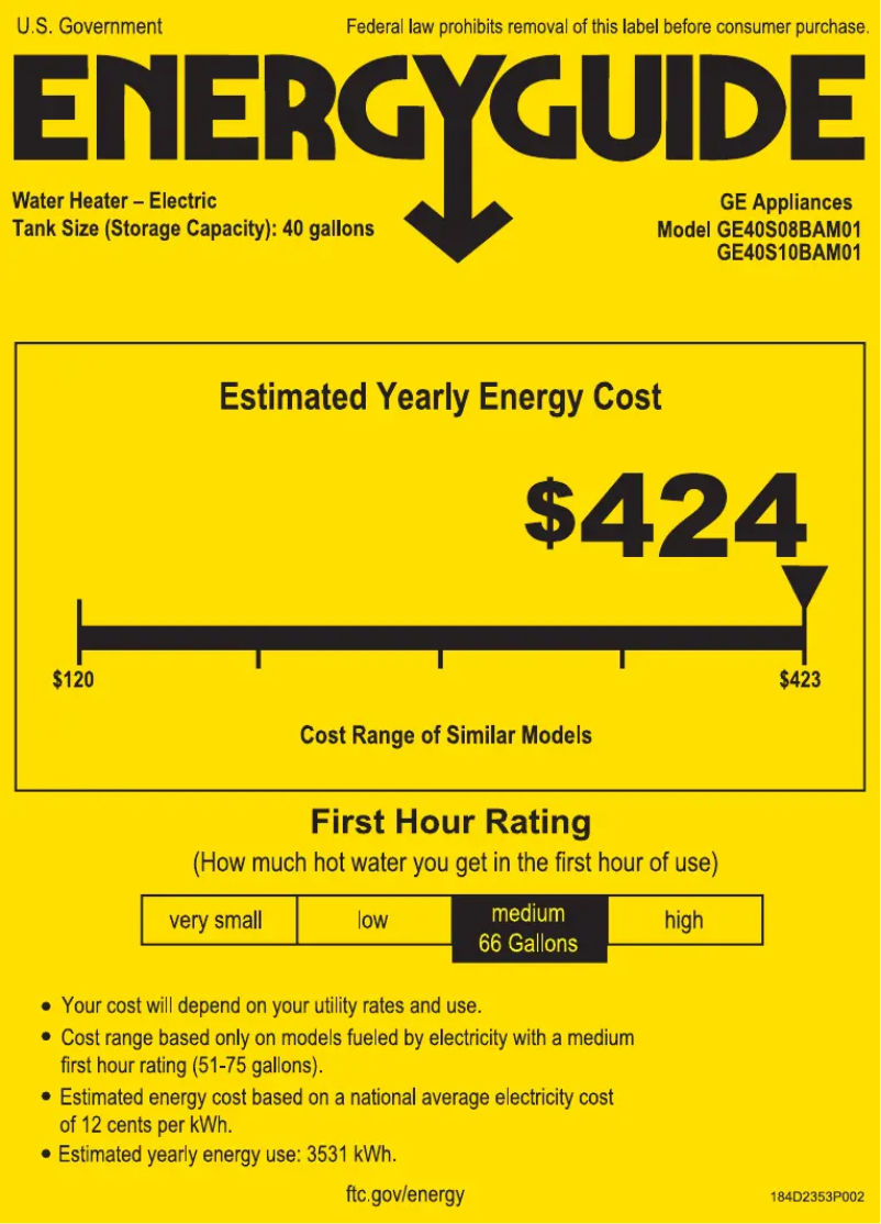 Imagen de la primera página del manual del dispositivo GE40S10BAM