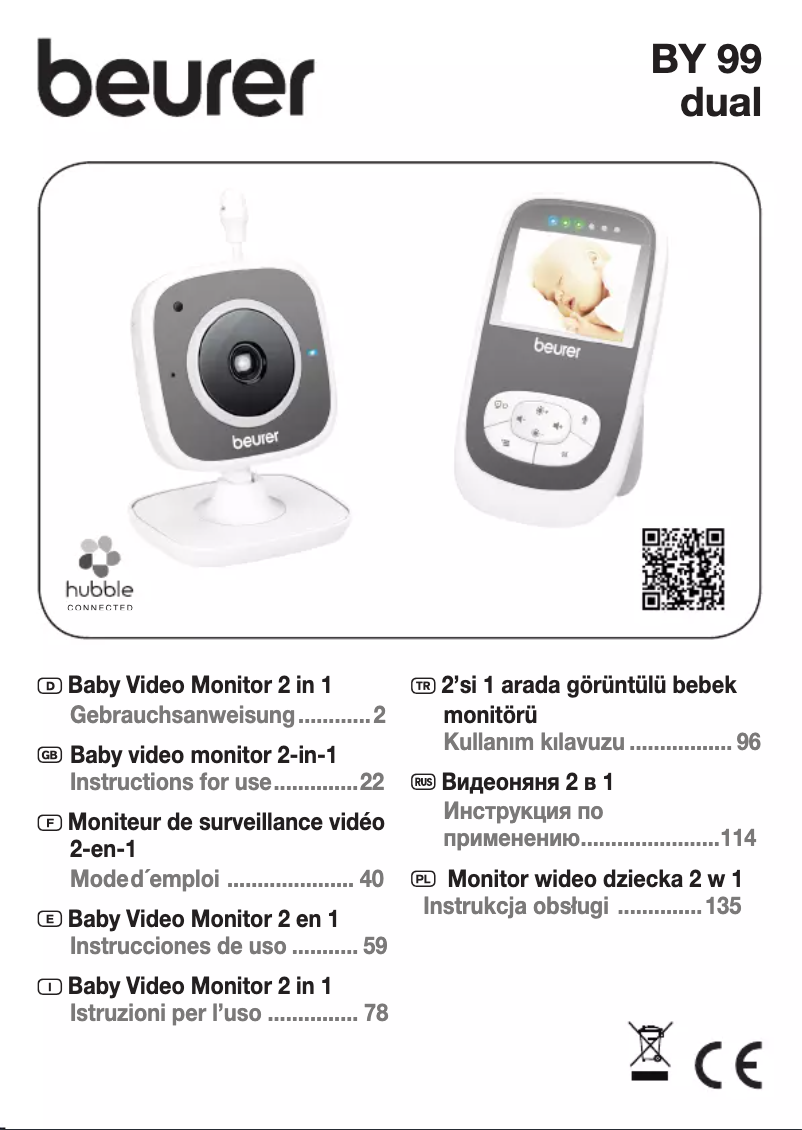 Página nº 1 - Manual de uso y mantenimiento Beurer BY 99 Dual