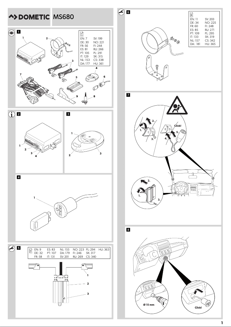 Imagen de la primera página del manual del dispositivo MagicSafe MS 680
