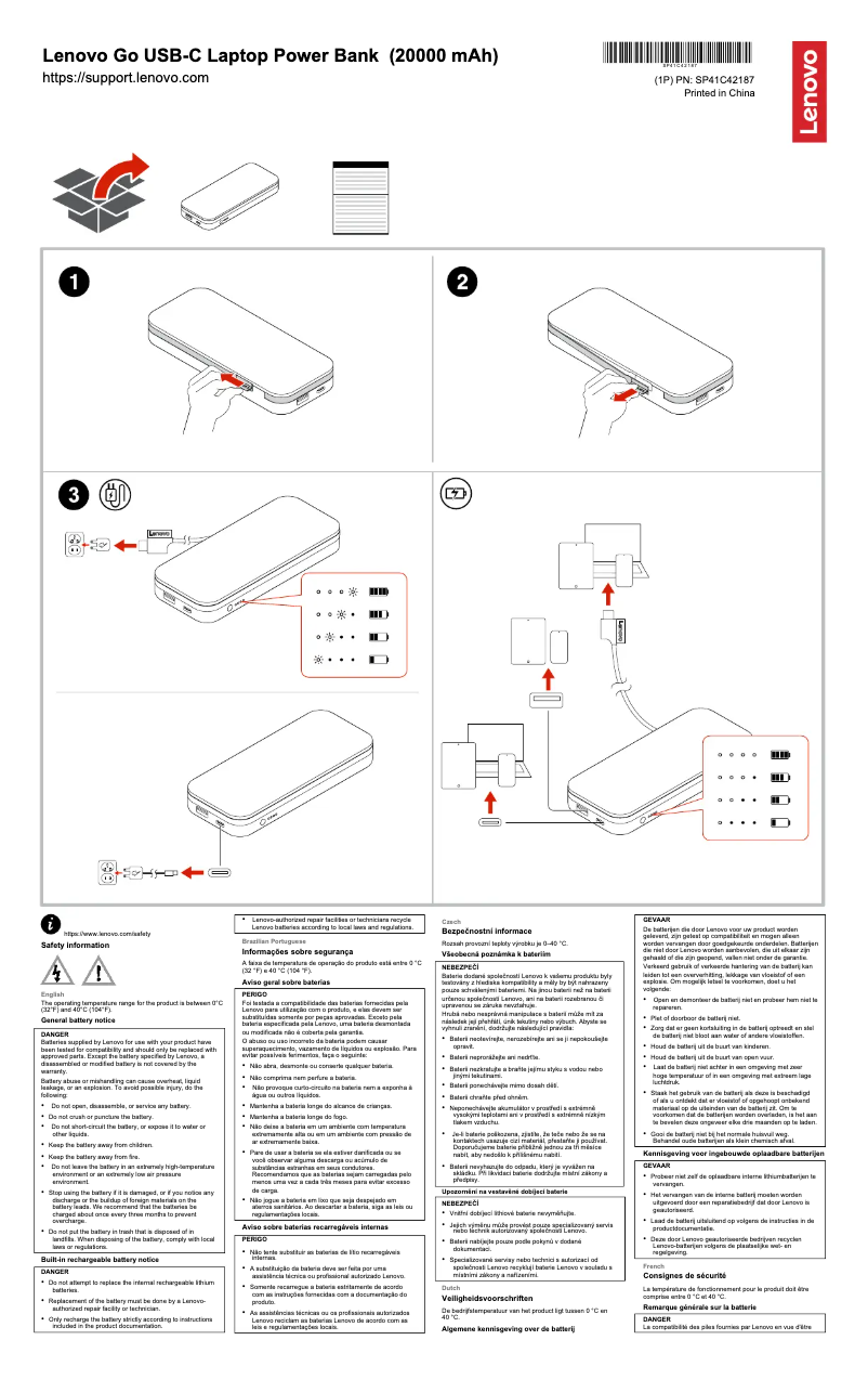 Página nº 1 - Guía de inicio rápido Lenovo Go