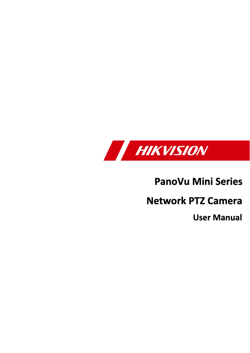 Imagen de la primera página del manual del dispositivo PanoVu DS-2PT5326IZ-DE