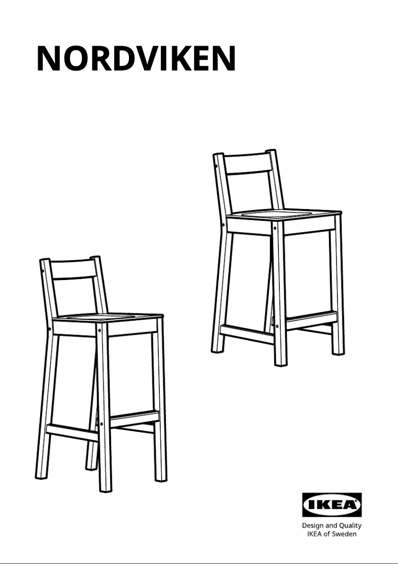 Página 1 del manual Manual de usuario Ikea NORDVIKEN 903.695.31