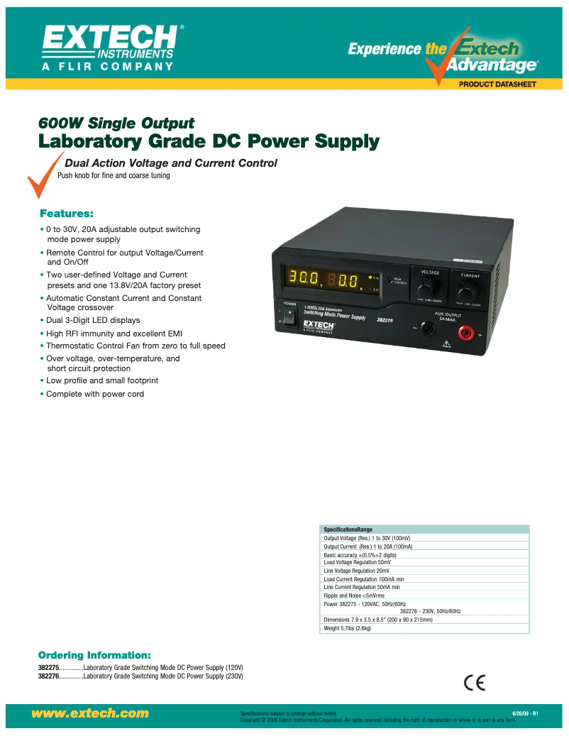 Imagen de la primera página del manual del dispositivo 382275
