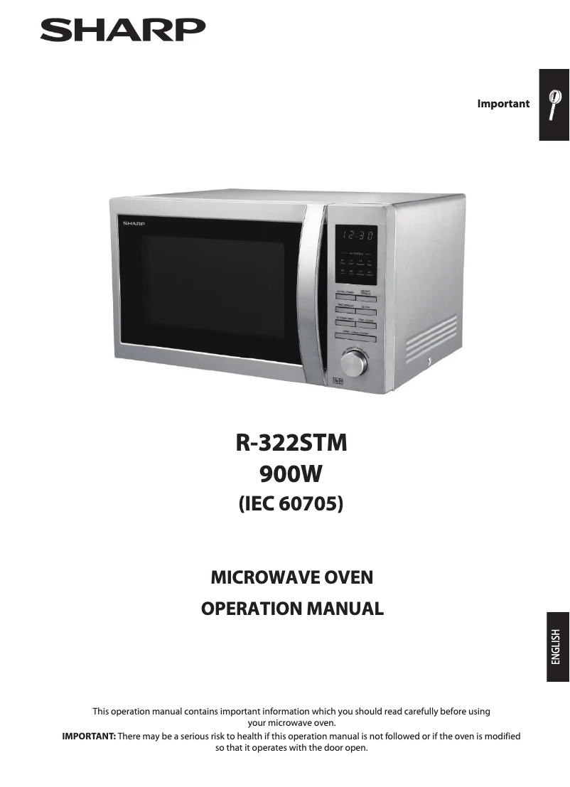 Imagen de la primera página del manual del dispositivo R-322STM