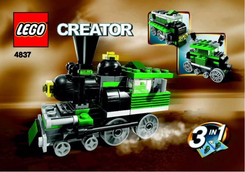 Página 1 del manual Manual de usuario Lego Creator 4837