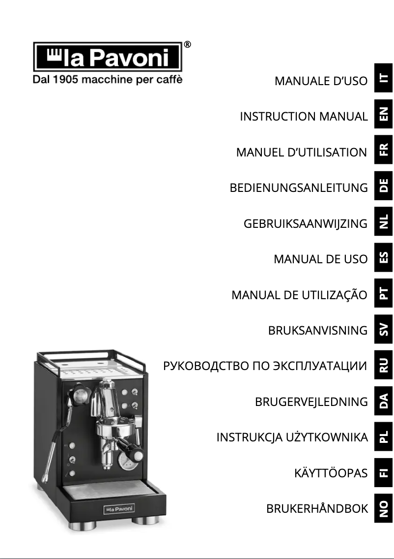 Imagen de la primera página del manual del dispositivo Mini Cellini Black