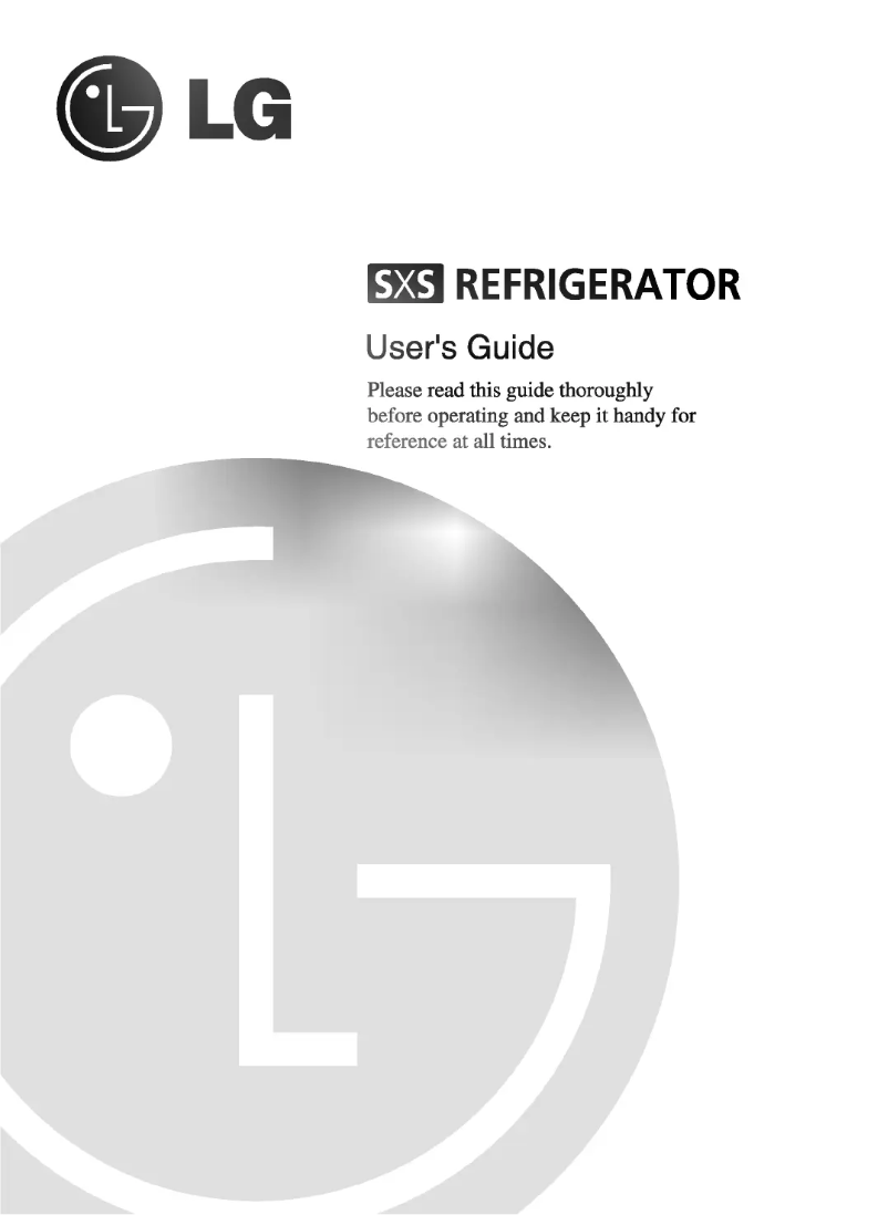 Página nº 1 - Manual de usuario LG GR-B207NGG