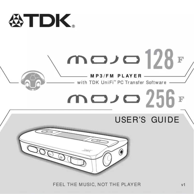 Imagen de la primera página del manual del dispositivo MOJO 256F