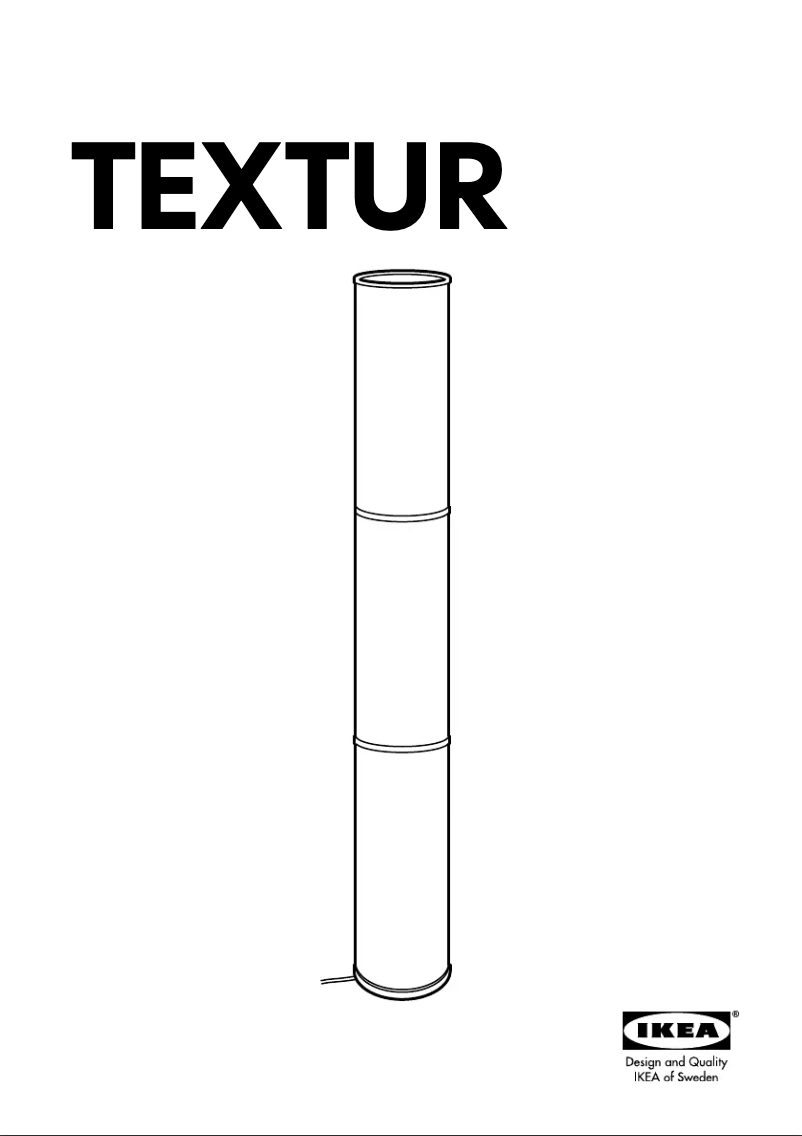 Imagen de la primera página del manual del dispositivo TEXTUR