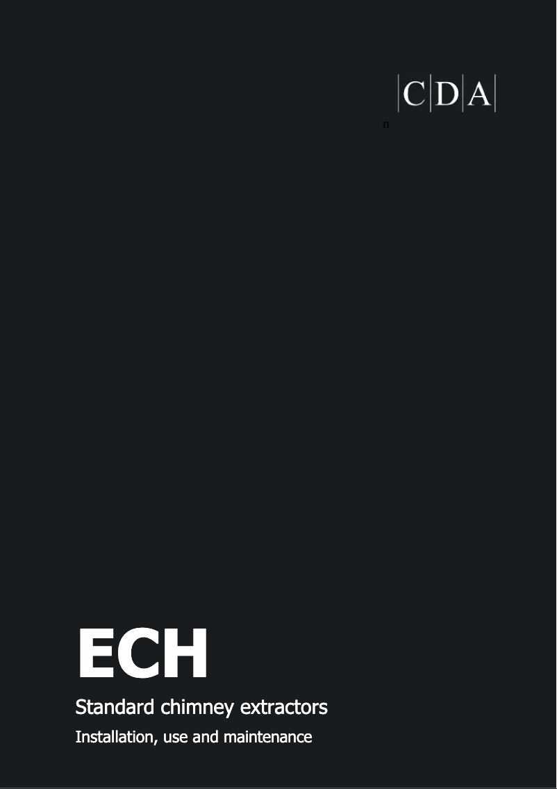 Imagen de la primera página del manual del dispositivo ECH93SS