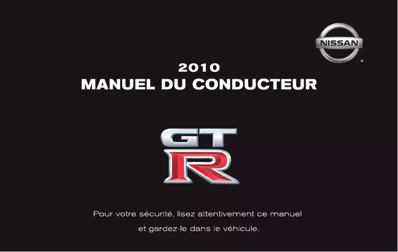 Imagen de la primera página del manual del dispositivo GT-R (2010)