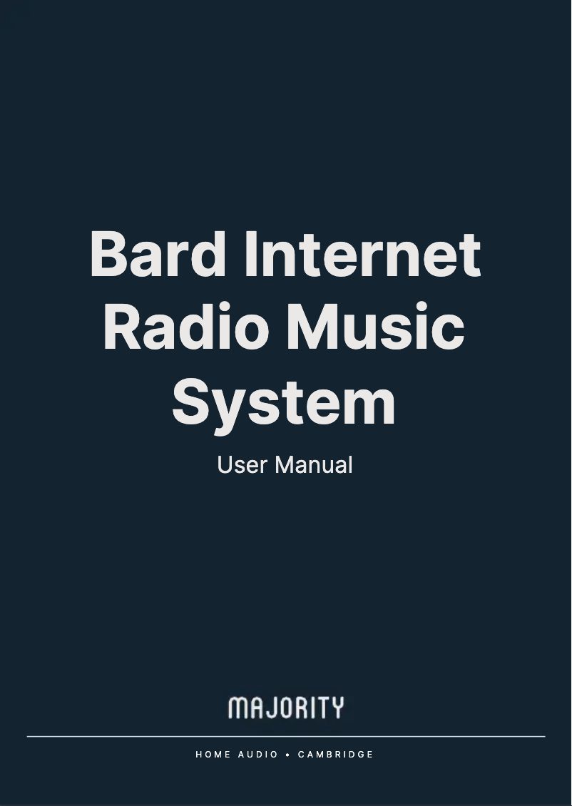 Imagen de la primera página del manual del dispositivo Bard