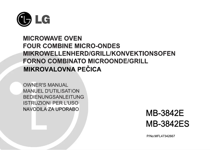 Página 1 del manual Manual de usuario LG MB-3842ES