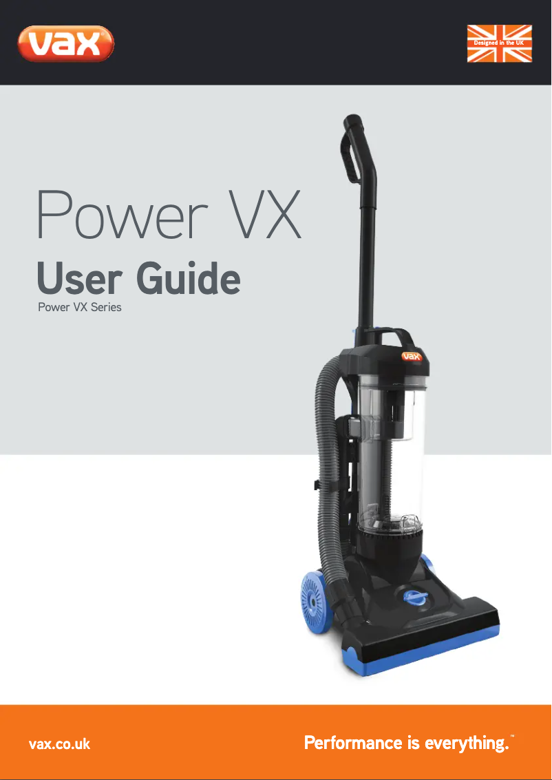 Página nº 1 - Manual de usuario Vax Power 2 U91-P2-AN