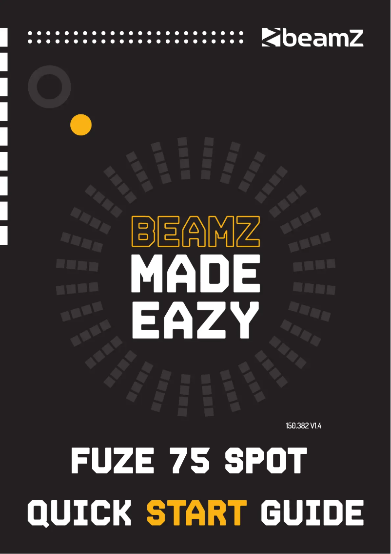 Imagen de la primera página del manual del dispositivo Fuze 75 Spot