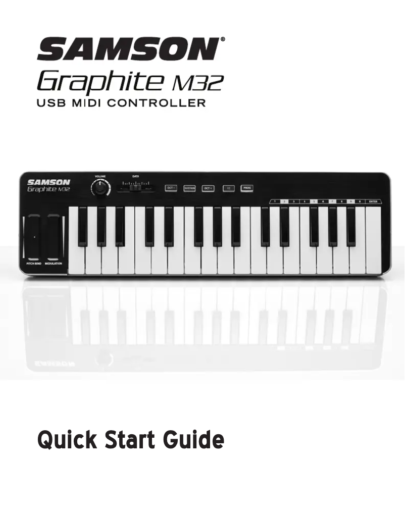 Página 1 del manual Manual de usuario Samson Graphite M32