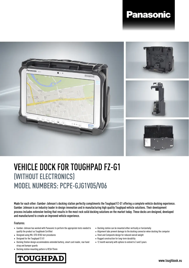 Página 1 del manual Manual de usuario Panasonic PCPE-GJG1V06