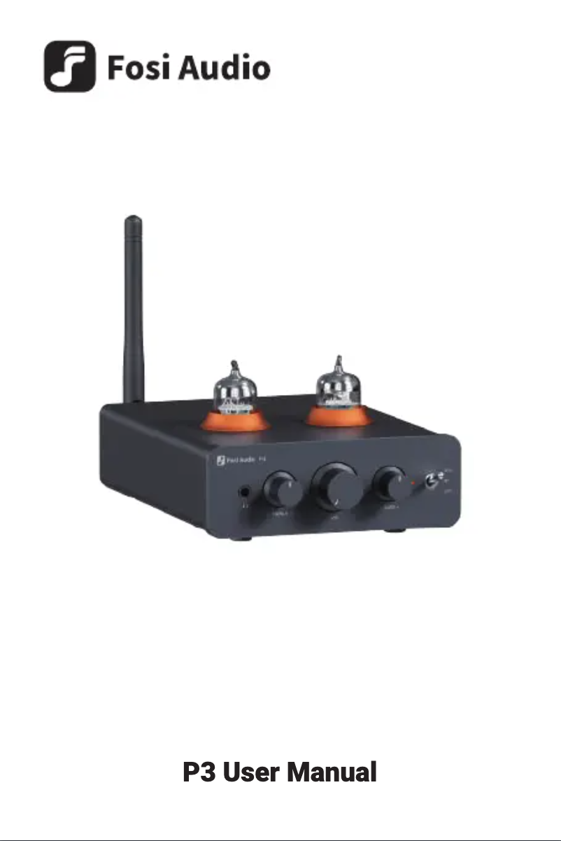 Página 1 del manual Manual de usuario Fosi Audio P3