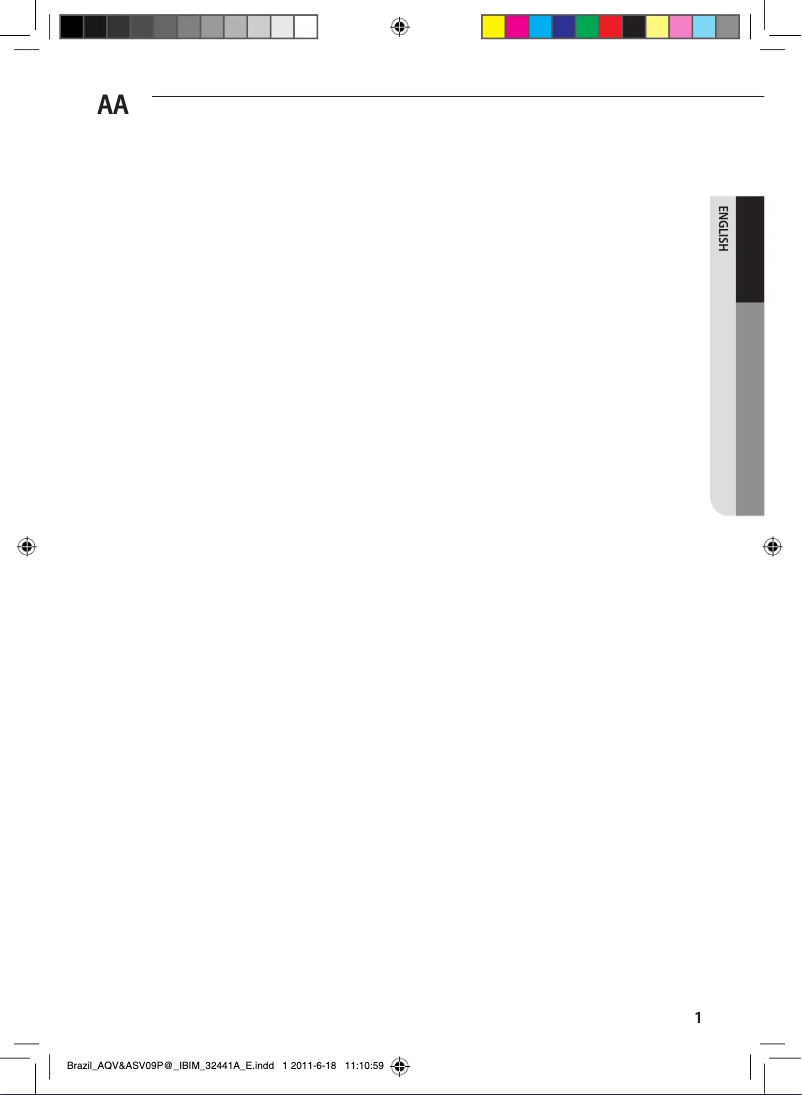 Imagen de la primera página del manual del dispositivo ASV09PSBAX