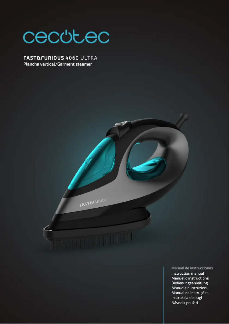 Página 1 del manual Manual de usuario Cecotec Fast&Furious 4060 Ultra